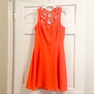 Guess Orange Cocktail Dress - Amazing Condition!